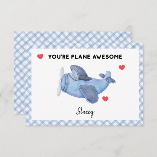 Children Valentine "Plane Awesome' (正面/裏面)