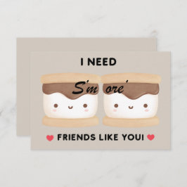 Children Valentine "S'more Friends Like You"