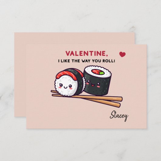Children Valentine "Sushi, Like the Way you Roll" (正面/裏面)