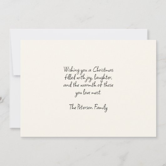 Children Visiting Santa Before Christmas カード (裏面)