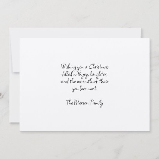 Children Visiting Santa Before Christmas 2 カード (裏面)