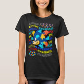 Childrens Autism Awareness Navigating Autism Autis Tシャツ (正面)
