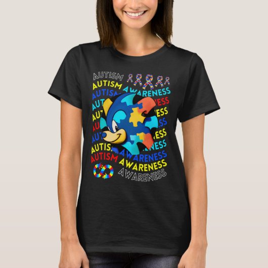 Childrens Autism Awareness Navigating Autism Autis Tシャツ (正面)