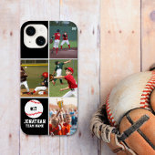 Children's Baseball Team Photo Collage Black Case-Mate iPhoneケース
