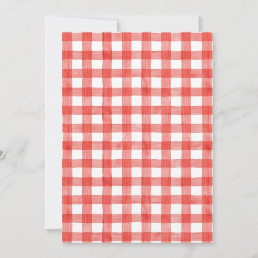 Children's BBQ Birthday Invitation 招待状 (裏面)