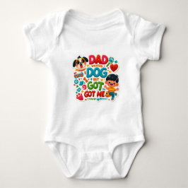 Children's bodysuit with a funny inscription ベビーボディスーツ