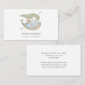 Children's Book author Mermaid Whale Business Card 名刺 (正面/裏面)