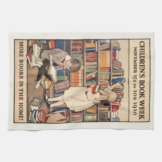 Children's Book Week by Jessie Willcox Smith キッチンタオル (横)