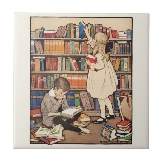 Children's Book Week by Jessie Willcox Smith タイル (正面)
