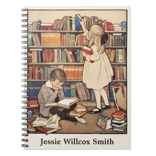Children's Book Week by Jessie Willcox Smith ノートブック (正面)