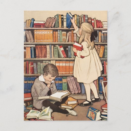 Children's Book Week by Jessie Willcox Smith ポストカード (正面)