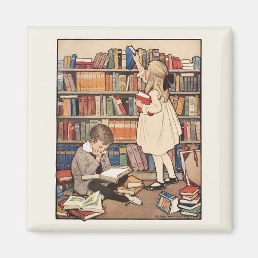 Children's Book Week by Jessie Willcox Smith マグネット (正面)