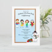 Children's Christmas Gift Exchange Party 招待状 (スタンド正面)