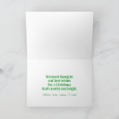 Childrens' Christmas Vintage Card  シーズンカード (内部)