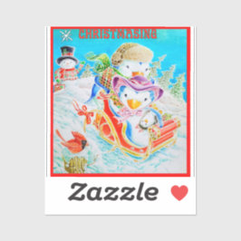 CHILDREN'S CHRISTMASING STICKER  シール