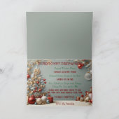 Children's Cowboy Christmas Waltz Christmas Card シーズンカード (内部)