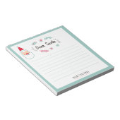 Childrens Dear Santa Notepad ノートパッド (アングル)