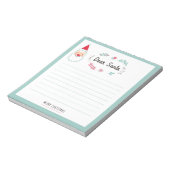 Childrens Dear Santa Notepad ノートパッド (回転)