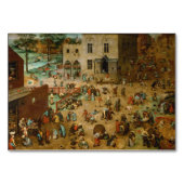 Childrens Games by Pieter Bruegel the Elder テーブルナンバー (裏面)