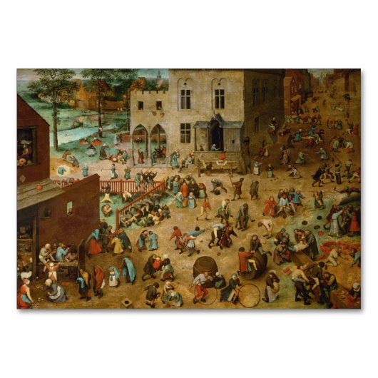 Childrens Games by Pieter Bruegel the Elder テーブルナンバー (正面)