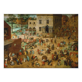 Childrens Games by Pieter Bruegel the Elder フォトプリント