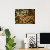 Childrens Games by Pieter Bruegel the Elder ポスター (ホームオフィス)