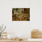 Childrens Games by Pieter Bruegel the Elder ポスター (キッチン)
