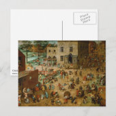Childrens Games by Pieter Bruegel the Elder ポストカード (正面/裏面)