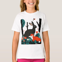 Children's illustration tシャツ