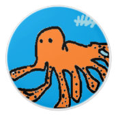 Childrens Octopus Handle セラミックノブ (正面)