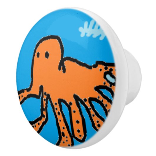 Childrens Octopus Handle セラミックノブ (右)