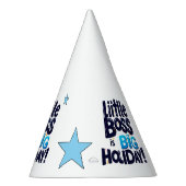 Children's party hat with funny inscription パーティーハット (右)