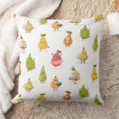 Children's pattern of fun pears クッション (ブランケット)