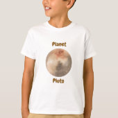 Children's t-shirt design with planet names tシャツ (正面)