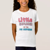 children's t-shirts with text, little explorer tシャツ (正面)
