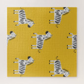 Children's Zebra：シームレスなおもしろいパターン ジグソーパズル (横)