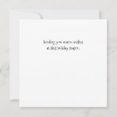 Child's Art Style Santa and Cookies Flat Greeting カード (裏面)