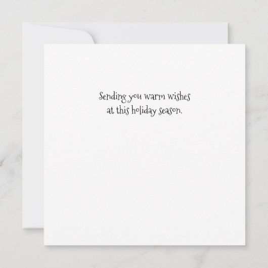 Child's Art Style Santa and Cookies Flat Greeting カード (裏面)