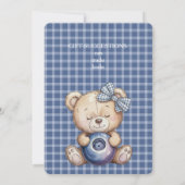 Child's Blueberry Berry First Birthday Invitation 招待状 (裏面)
