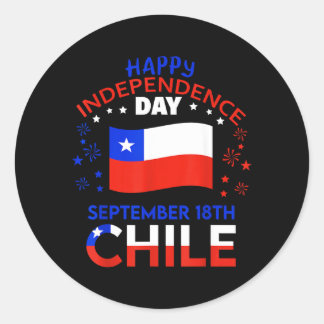 Chile 215th Independence Day Chilean Pride Chile ラウンドシール