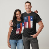 Chile Chilean American Flags Proud USA Chile Tシャツ (ユニセックス)