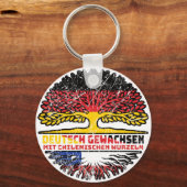 Chile Chilenisch Deutsch Deutschland Baum Wurzel キーホルダー (正面)