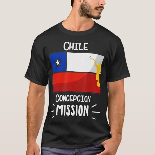 Chile Concepcion Mormon LDS Mission Missionary Tシャツ (正面)