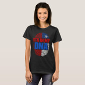 Chile DNA Country Flag Citizenship Hispanic Race C Tシャツ (正面フル)
