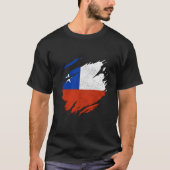 Chile Flag Chilean Pride Chile Tシャツ (正面)