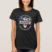 Chile Flag Mexico Grown  Husband Country Tシャツ (正面)
