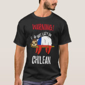 Chile Flag Sloth Im Not Lazy Im Chilean Tシャツ (正面)