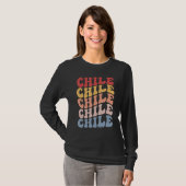 Chile Groovy Retro Chilean Tシャツ (正面フル)