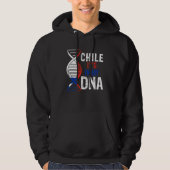 Chile It's In My DNA Proud Chilean Chile Flag パーカ (正面)