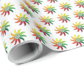 Chile Pepper Red Green Kitchen Food ラッピングペーパー (ロールコーナー)